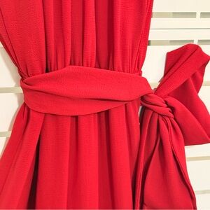 Michael Kors Red Midi Dress